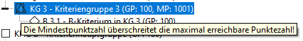 Error message for minimum score Error message for minimum score
